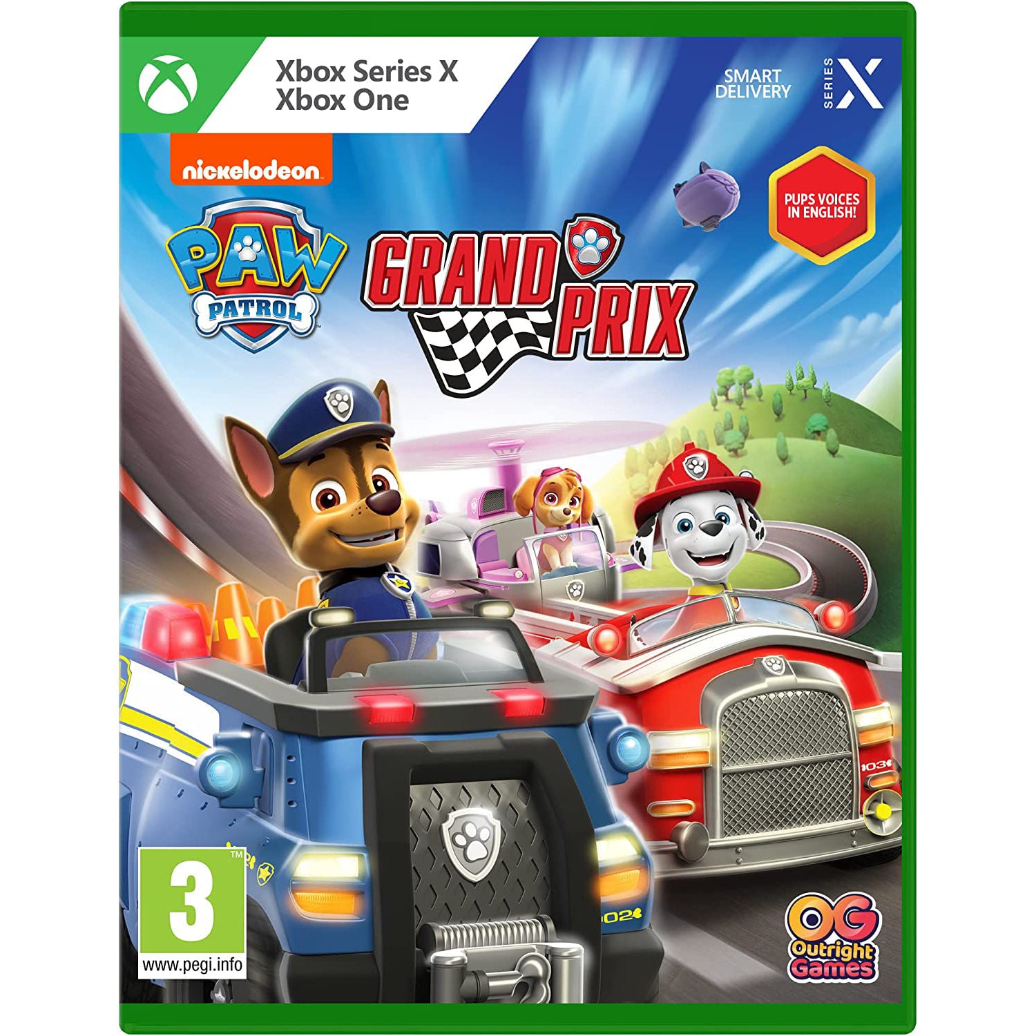 Paw Patrol Grand Prix video game for Xbox Series X, imported from the UK