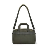Rock shoulder bag in olive green, imported from the UK