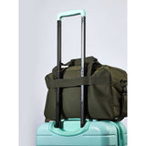 Rock shoulder bag in olive green, imported from the UK