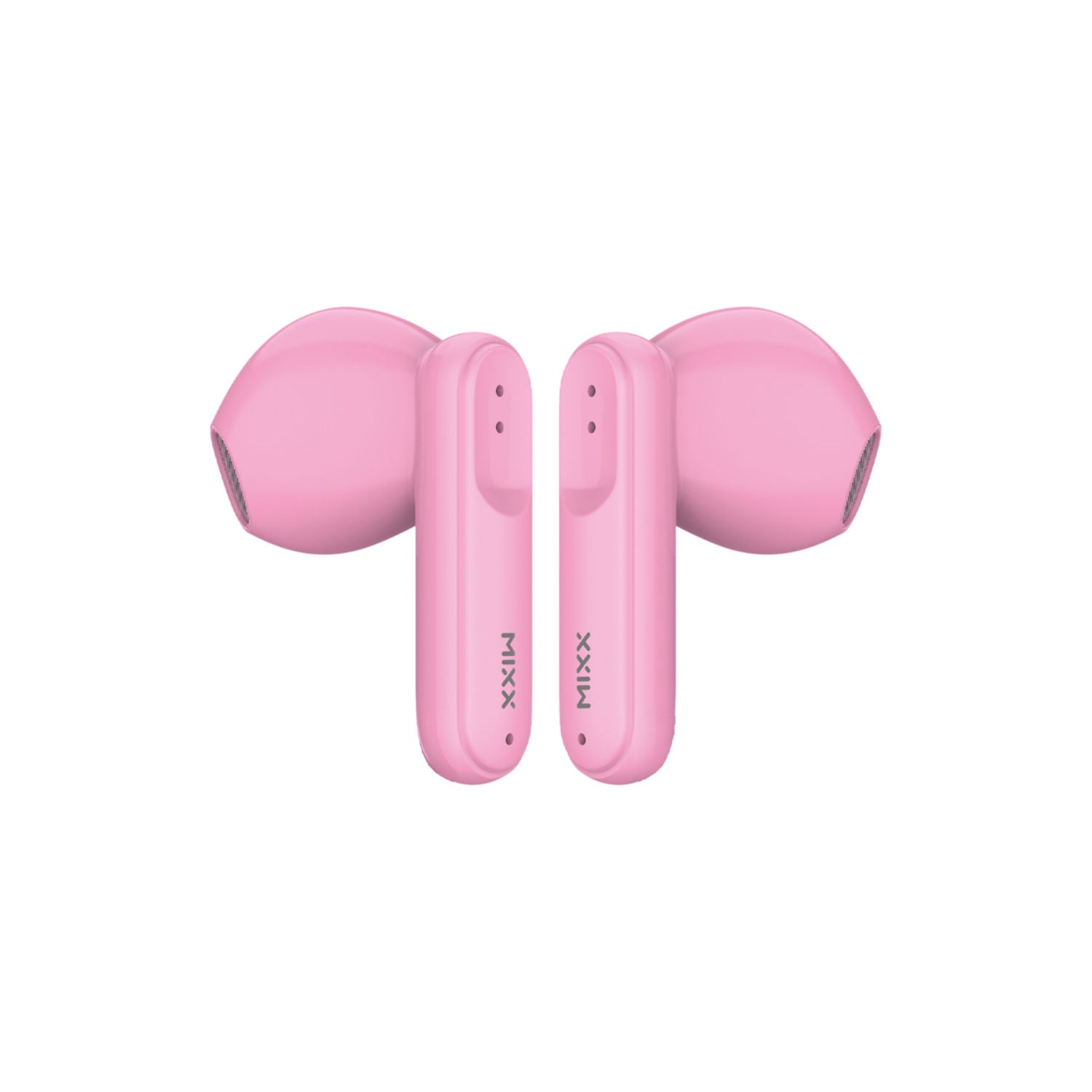 Mixx StreamBuds Live A5 pink earphones, imported from the UK