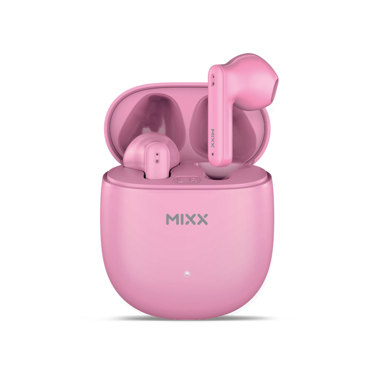 Mixx StreamBuds Live A5 pink earphones, imported from the UK