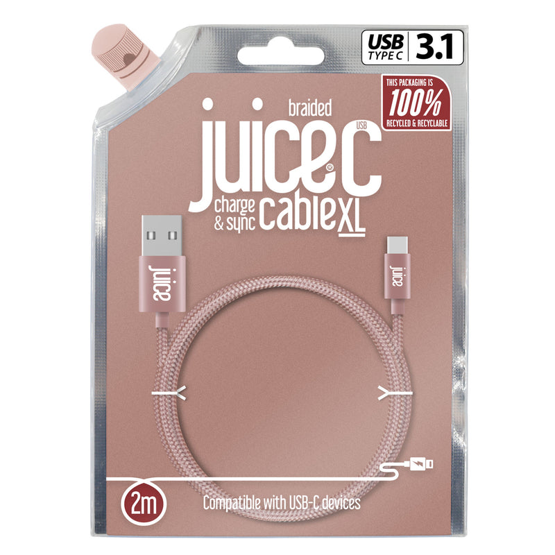 Juice braided Type C cable 2M (British brand)