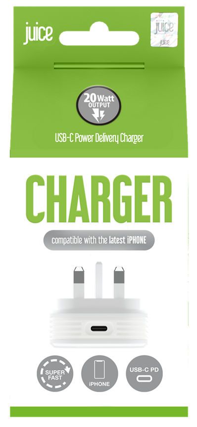 Juice USB-C Power Delivery Charger - 20w