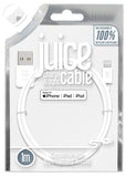 Juice Eco Lightning Cable - White 1m GOODS ASDA   