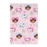 George Home Gabby's Dollhouse fleece blanket hearts design - British product