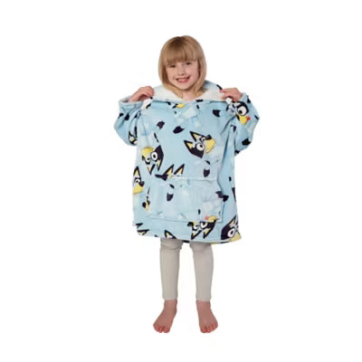 George Home Bluey hooded fleece Small children sized, UK version