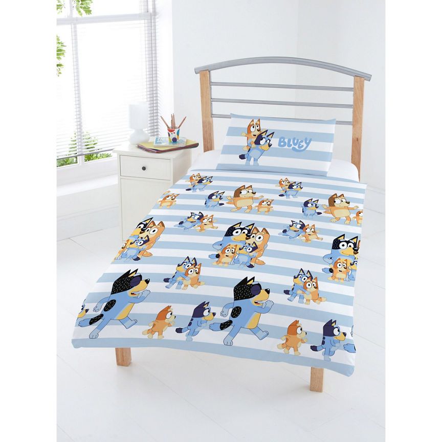 George Home Bluey 'Stripes' Toddler Duvet Set