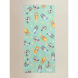 George Home Bluey printed beach towel, imported from the UK