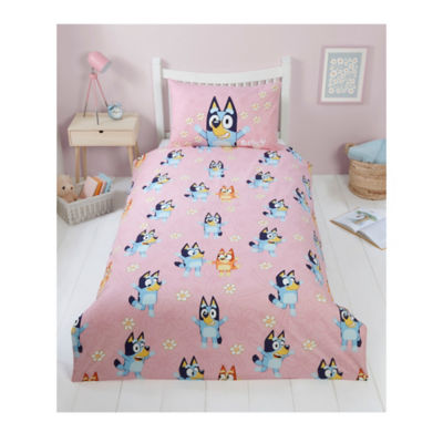 Bluey officially licensed pink duvet set 100% cotton (British brand)