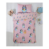 Officially licensed Bluey duvet set with 100% cotton, UK version