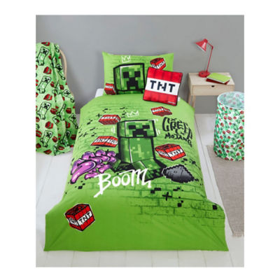 Minecraft double duvet set Creeper design (British brand)