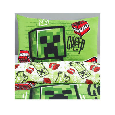 Minecraft double duvet set Creeper design (British brand)
