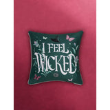 Wicked Elphaba cushion 45x45cm with hat design (British brand)