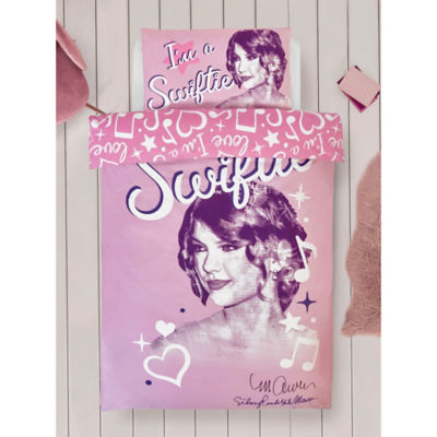 Celebrity Icons Taylor Swift duvet set single, imported from the UK