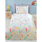 Bluey toddler duvet set hearts design, imported from the UK