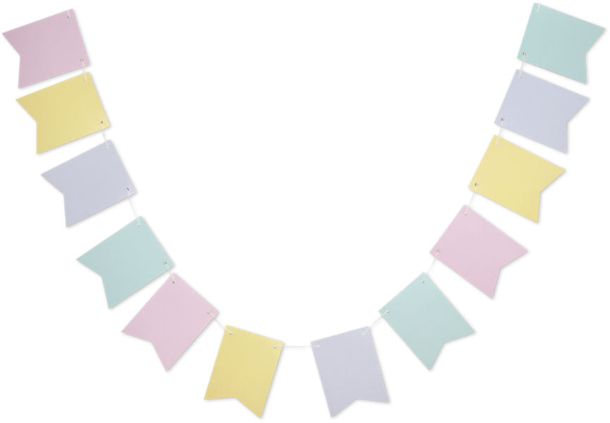 MAD Pastel Paper Bunting GOODS ASDA   