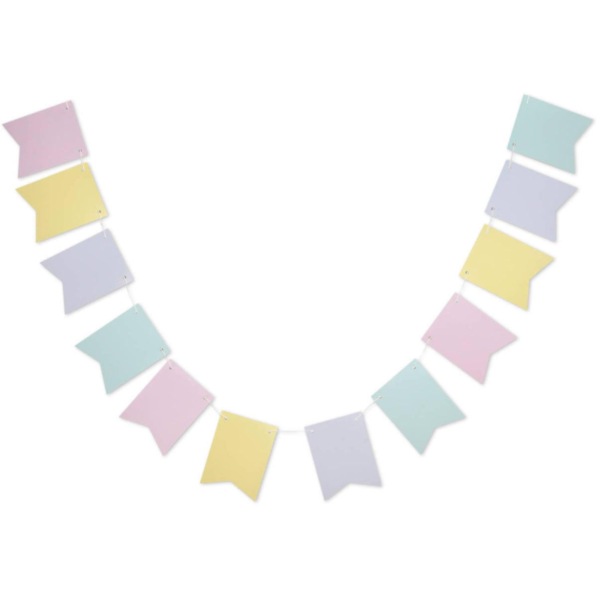 MAD pastel paper bunting 3m, imported from the UK