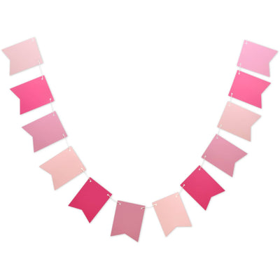 ASDA MAD Pink Paper Bunting 3M with 12 Flags- Buy online at McGrocer