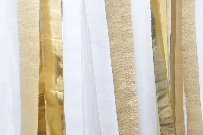 MAD Gold Tassel Backdrop Kit