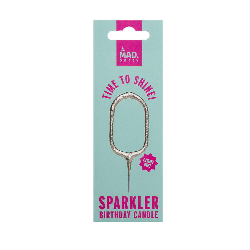 MAD Party Silver Number Sparklers 0 GOODS ASDA   