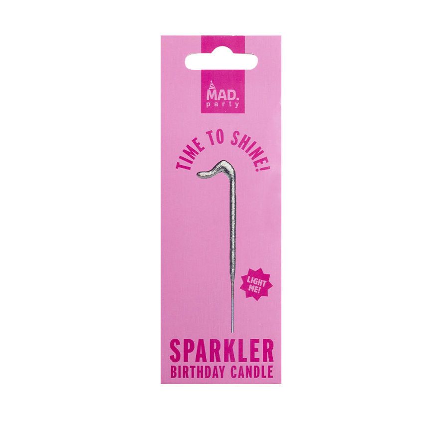 MAD Party Silver Number Sparklers 1 GOODS ASDA   