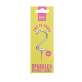 MAD Party Silver Number Sparklers 2 GOODS ASDA   