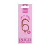 MAD Party Rose Gold Number Sparklers 6 GOODS ASDA   