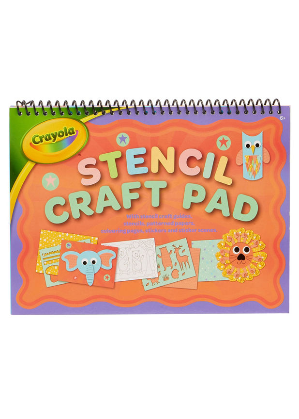 Crayola Stencil Craft Pad GOODS ASDA   