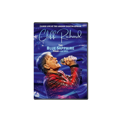 ASDA DVD Cliff Richard The Blue Sapphire Tour 2023- Buy online at McGrocer
