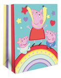 Peppa Pig gift bag with handles and tag 330mm (British brand)