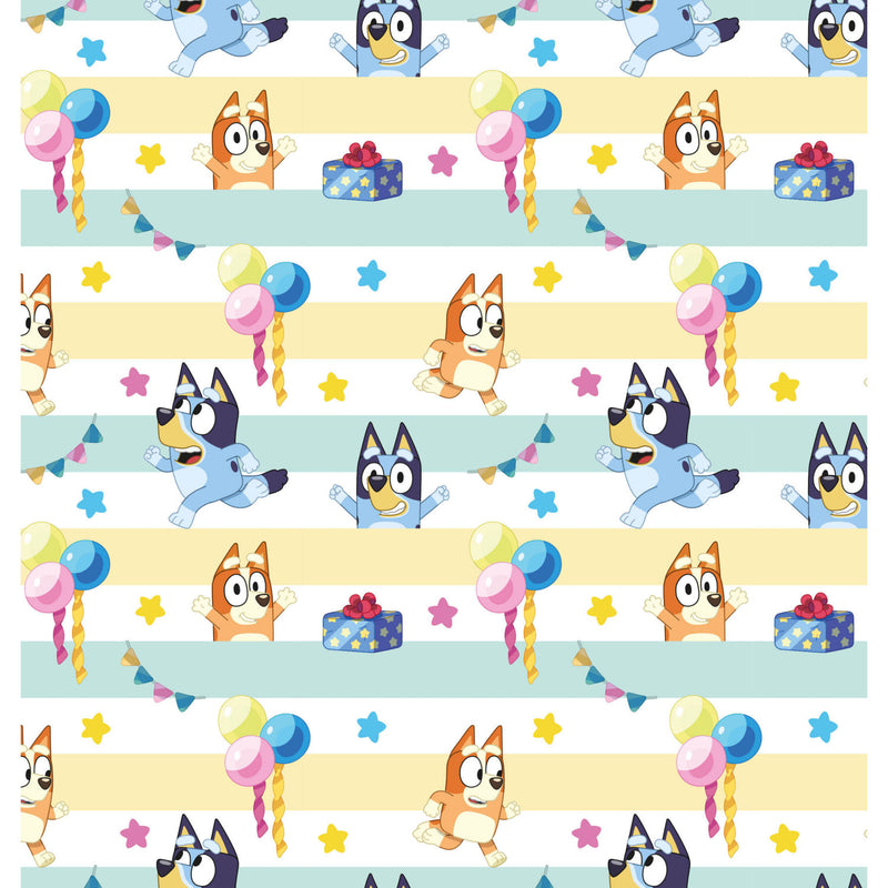 Bluey Rollwrap 2m wrapping paper, imported from the UK