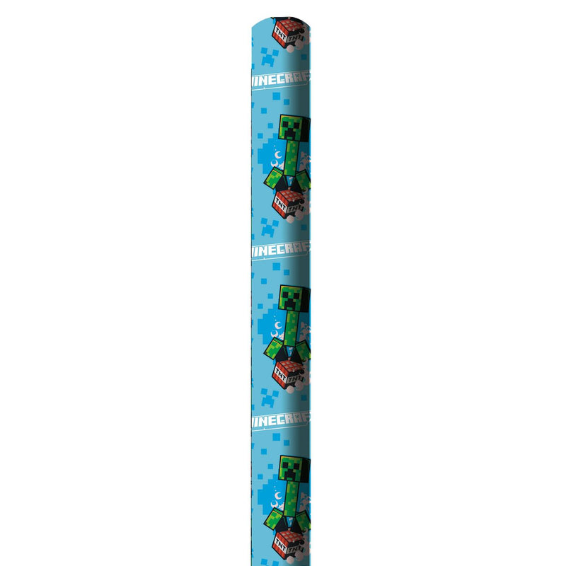 Minecraft themed rollwrap 2m - British product