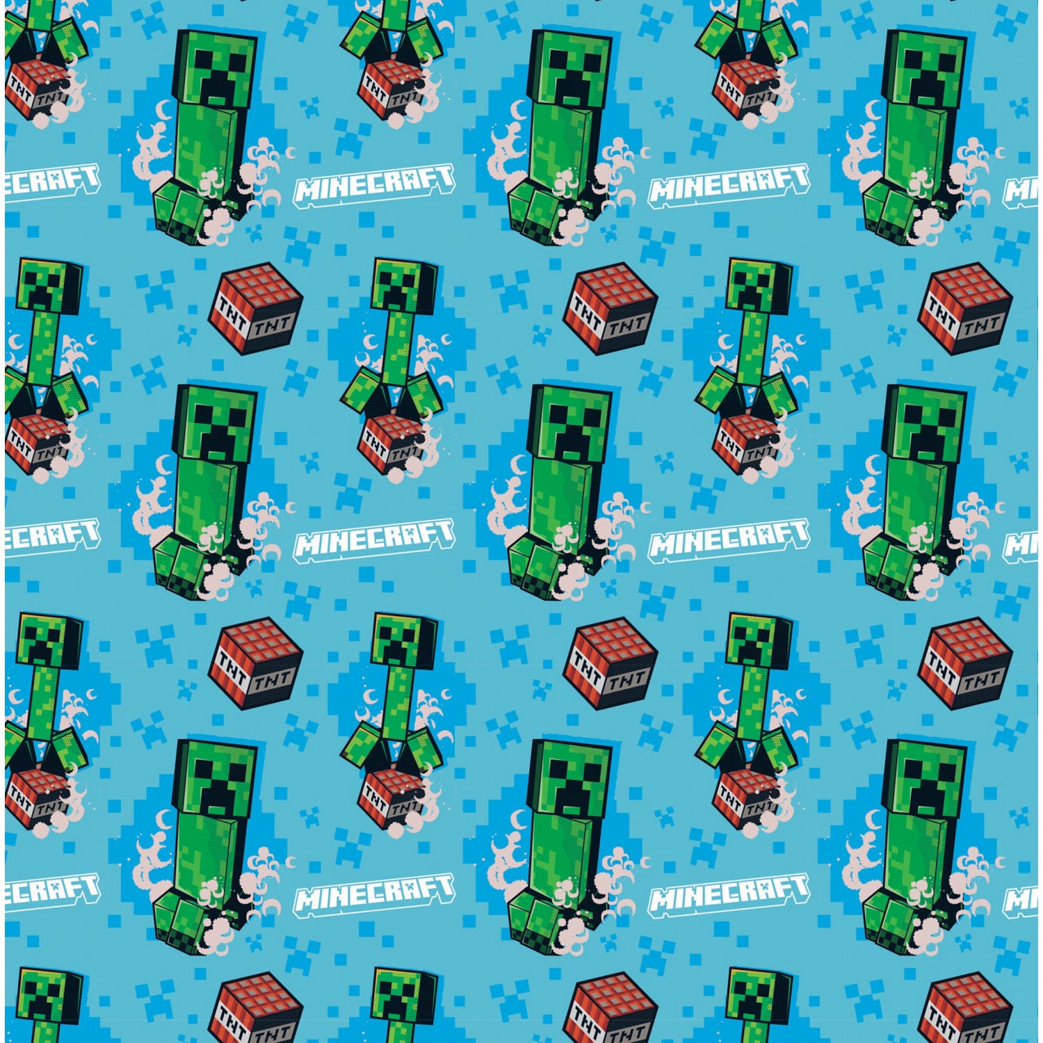 Minecraft themed rollwrap 2m - British product