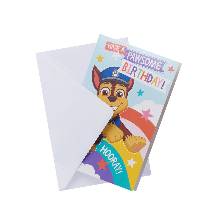 Paw Patrol Birthday Card