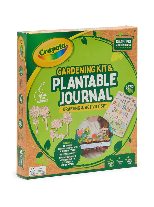 Crayola Gardening Kit & Planatable Journal GOODS ASDA   