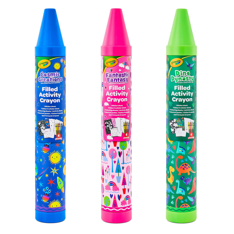 Crayola activity crayon set with assorted colour (British brand)