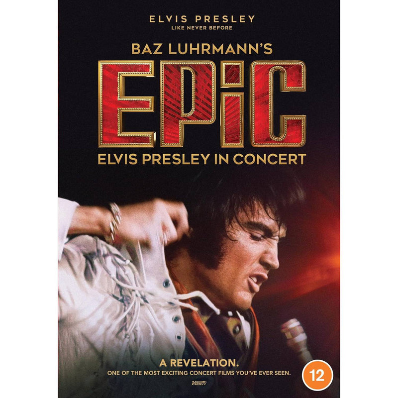 Epic Elvis Presley in concert DVD - British product