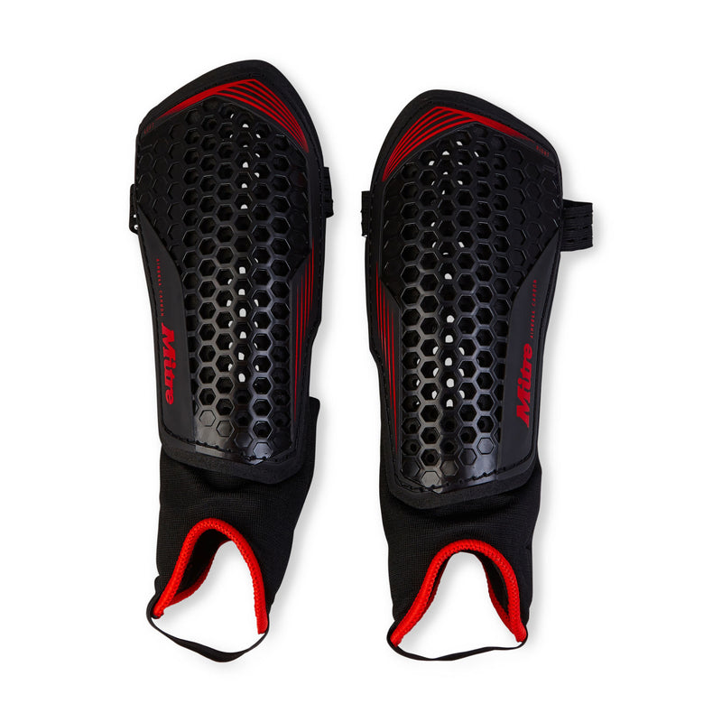 Mitre Shin Guards breathable Aircell technology shin guards (British brand)