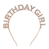 George Home Rose Gold Birthday Girl Headband 1pk, UK version