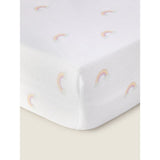 George Home rainbow cot bed sheet set 70x140cm, imported from the UK