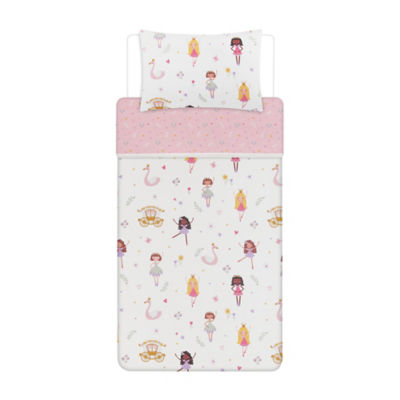 George Home Fairy Princess reversible single duvet set - British product