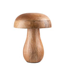 George Home brown wooden mushroom ornament - British product