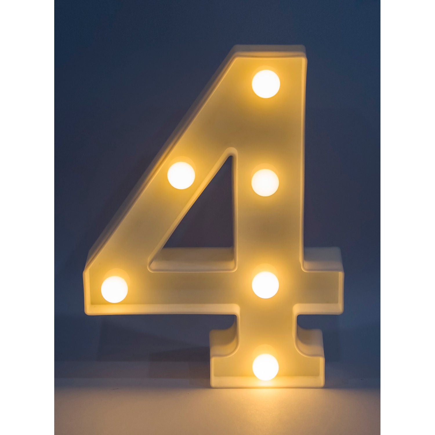 George Home Number Light 4 standing decoration - British product