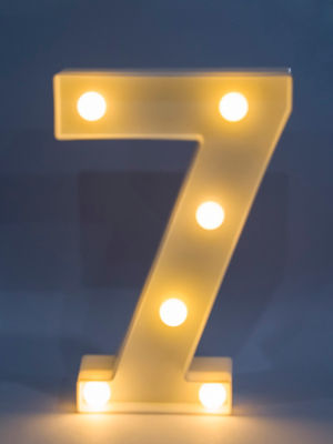 George Number Light 7 Dekoratives Licht