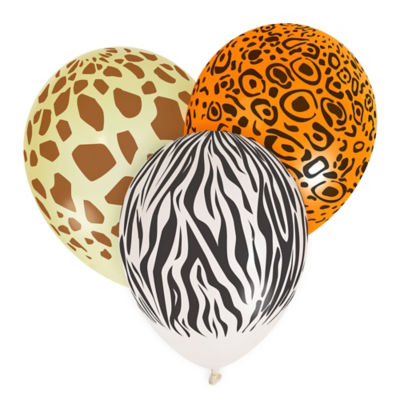 ASDA George Home Animal Print Latex Balloons 10pk- Buy online at McGrocer