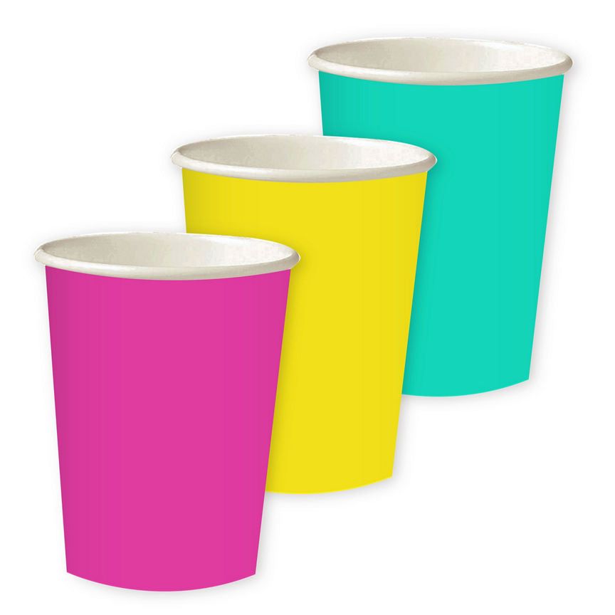 George Home 10 Bright Paper Cups GOODS ASDA   