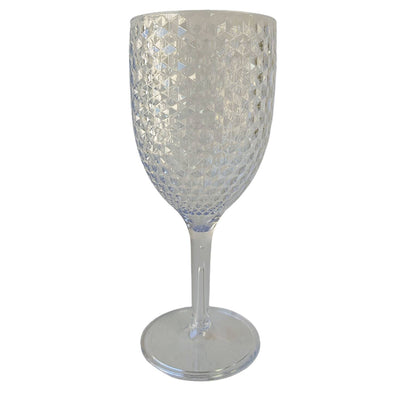 ASDA George Home Plastic Clear Wine Glass- Buy online at McGrocer