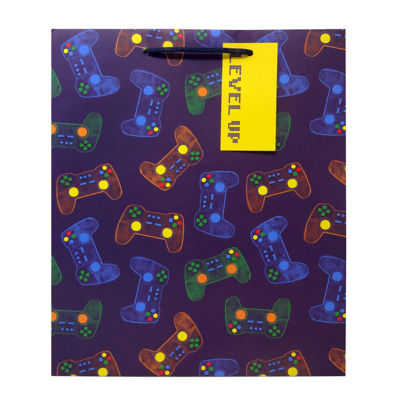 George Home gaming large gift bag with paper handles (British brand)