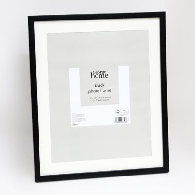 ASDA George Home Black Plastic Photo Frame 10x8 inch (25x20 cm)- Buy online at McGrocer