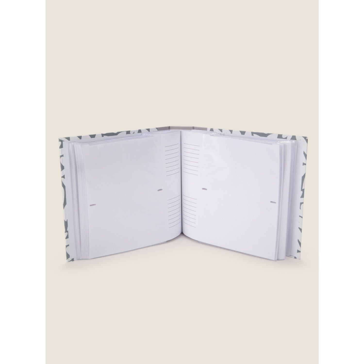 George Home grey and white heart family photo album, UK version